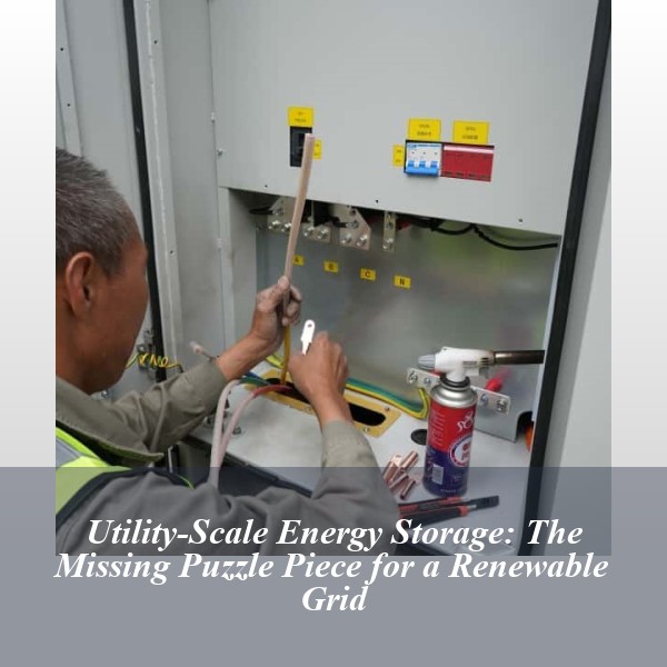Utility-Scale Energy Storage: The Missing Puzzle Piece for a Renewable Grid